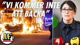 Polisen i Malmö om upploppen: ”Vi kommer inte att backa”