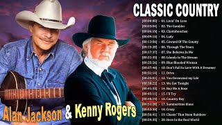 Kenny Rogers, Alan Jackson Greatest Hits - Best Country Songs 70s, 80s, 90s - Old Country Songs