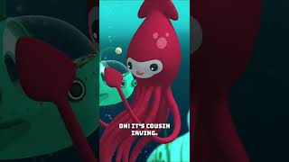 @Octonauts - 🐙 Inkling's Much Larger Cousin | The Giant Squid 🦑 | Underwater Sea Education | #shorts