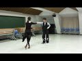 社交ダンス　チャチャチャＤ　初心者レッスン動画　足型基本ステップ動画