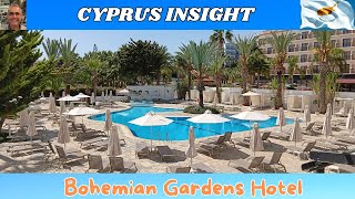 Bohemian Gardens Hotel, Pernera Cyprus - Full Tour Including Room.