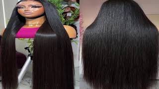 250 Density 13x6 Bone Straight Hd Lace Front Wig 40 46 50 Inch 13x4 Lace Frontal Human Hai