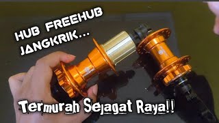 Unboxing Review Hub Freehub Jangkrik Pacific SP-B409 lubang 32H Harga Termurah