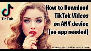 How To Download Tiktok Videos On Pc Android Iphone Tik Tok Video