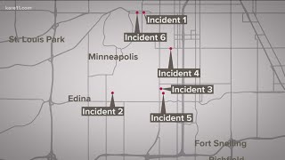 Police say there were six attempted carjackings in Minneapolis Monday night