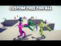 CUSTOM FREE FOR ALL - BATTLE ROYALE - Totally Accurate Battle Simulator TABS