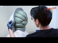 how to make a plaster mold for latex mask high quality latex mask tutorial part2