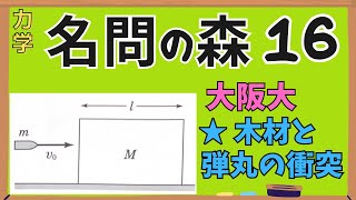 【高校物理】『名問の森』解説16〈力学〉保存則 ※字幕付き、追加Qも解説