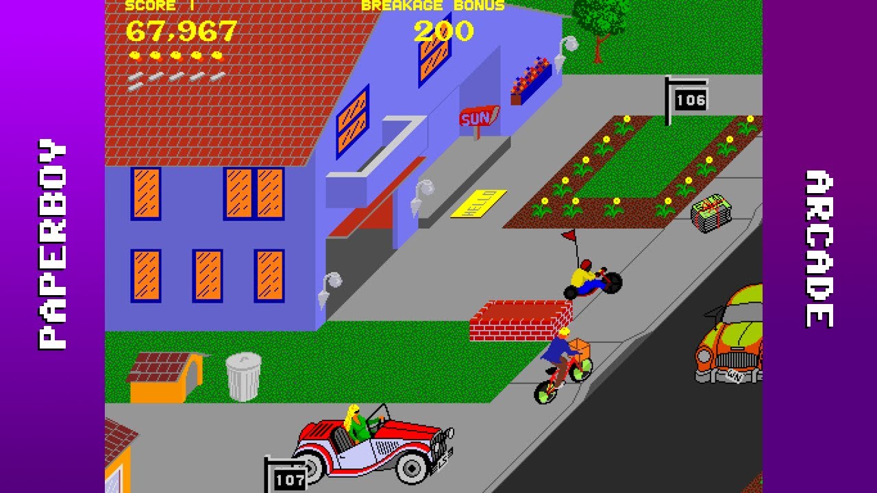 Paperboy Longplay (Arcade) [QHD] - YouTube