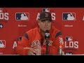 CLE@BOS Gm3: Farrell on elimination from the playoffs