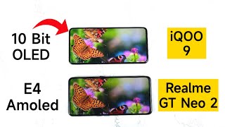 iQOO 9 vs Relame GT Neo 2 Display Comparison which is Best 🔥
