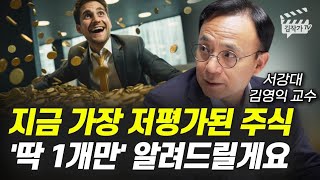 지금 가장 저평가된 주식 '딱 1개만' 알려드릴게요 (김영익 교수)