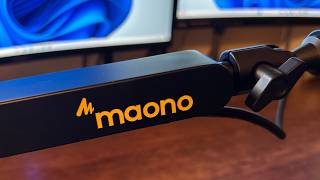 Maono Low Profile Mic Boom Arm! Unboxing and How to Setup