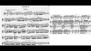 Paganini 6 Sonatas for Violin & Guitar Op.2 No.2 C major 帕格尼尼 6首 小奏鳴曲 小提琴 吉他  Score Sheet 譜 【Kero】