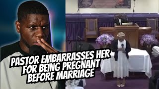 Pastor Embarrasses Her For Being Pregnant Before Marriage…