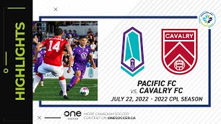 HIGHLIGHTS: Pacific FC vs. Cavalry FC (July 22nd, 2022)