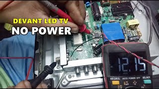 No Power Devant Led Tv