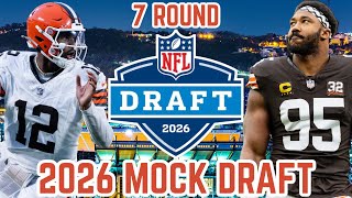 Cleveland Browns 2026 7-Round Mock Draft | Building The TRENCHES!
