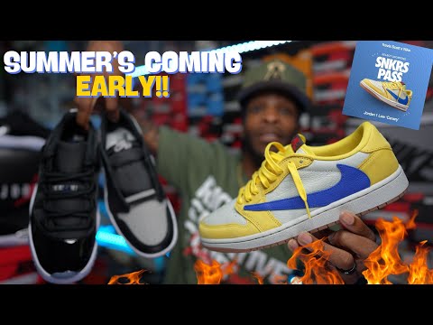 SUMMER STARTS NOW! JORDAN 1 LOW TRAVIS SCOTT CANARY YELLOW POSSIBLE FIRST DROP AND RELEASES TO COME!