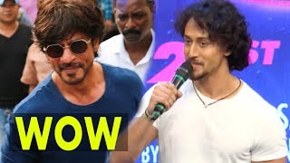 Tiger Shroff REACTS On Shah Rukh Khan's ACTION Skills