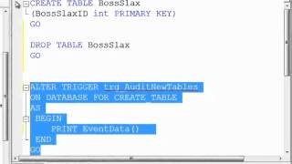 SQL2008DevVol4 Lab3 3 DDLTriggersGoodVideo