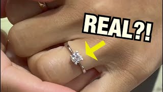 Testing Diamond Ring From Asia