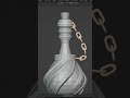 How to make this magic bottle with Blender, Zbrush and Substance painter?