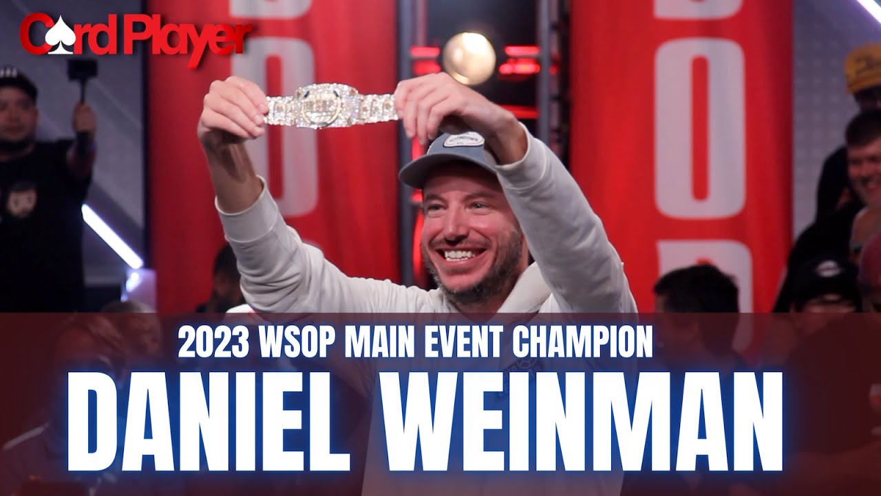 Daniel Weinman Wins WSOP Main Event For $12.1 Million - YouTube