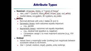 LEC 2: Data Objects and Attribute Types