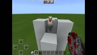 Chicken rain tutorial( Minecraft)🐔