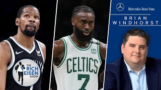 Brian Windhorst: Why Celtics are Willing to Include Jaylen Brown in a KD Trade | The Rich Eisen Show