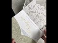 faire part découpe au laser en papier brillant wpl0010g