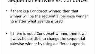 Math for Liberal Studies: Sequential Pairwise Voting