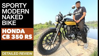 Honda's new youthful  Modern Naked style bike CB350 RS | Review by Baiju N Nair