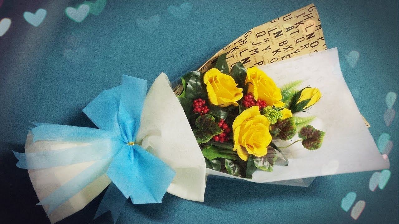 Making Flowers For Bouquet