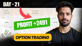 Day 21 of My Nifty Option Trading Challenge: 4 Day Profit Streak in Nifty!