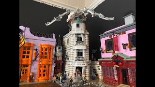 Building LEGO Harry Potter - Gringotts Bank - Time Lapse