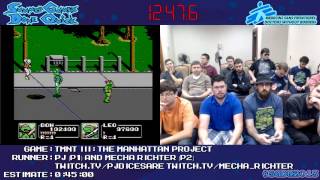 TMNT III: The Manhattan Project [NES] Co-op Speed Run in 0:39:06 #SGDQ 2013