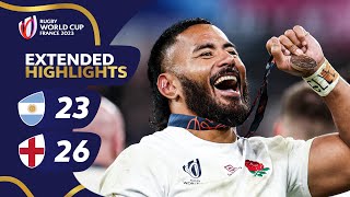 England victorious in bronze final | Argentina v England | Rugby World Cup 2023 Extended Highlights