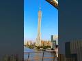 Morning view of canton tower 😍 Guangzhou #china #shorts