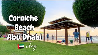 Corniche beach in Abu Dhabi | Free things to do in Abu Dhabi