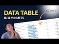 Create a Powerful React Data Table in Minutes