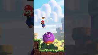 (Mario bros wonder) toad got destroyed by a hippo