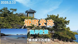 燈明堂跡 周辺散策（横須賀市西浦賀）｜江戸時代の灯台跡！【撮影出来た野鳥】イソヒヨドリ♀・メジロ・ジョウビタキ♂・ハクセキレイ。