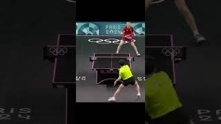 Felix Lebrun vs Lin Yun-Ju best point #paris2024 #tabletennis #felixlebrun #wtt #olympic #pingpong