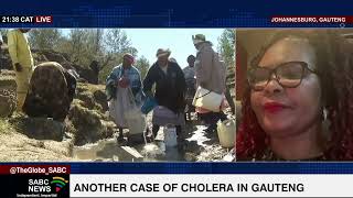 Gauteng MEC of Health Nomantu Nkomo-Ralehoko on cholera cases in Johannesburg