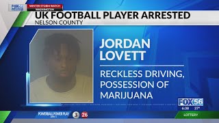 UK football player Jordan Lovett accused of reckless driving, marijuana possession