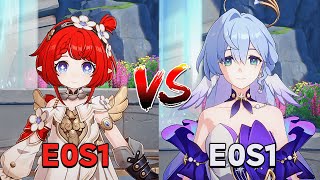 E0S1 Tribbie vs E0S1 Robin | BEST SUPPORT For The Herta | MOC 12 v3.1 Honkai Star Rail.