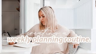 How to Create a Life Changing Weekly Planning Routine ✨