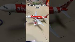 Unboxing AirAsia A320 #aviation #models